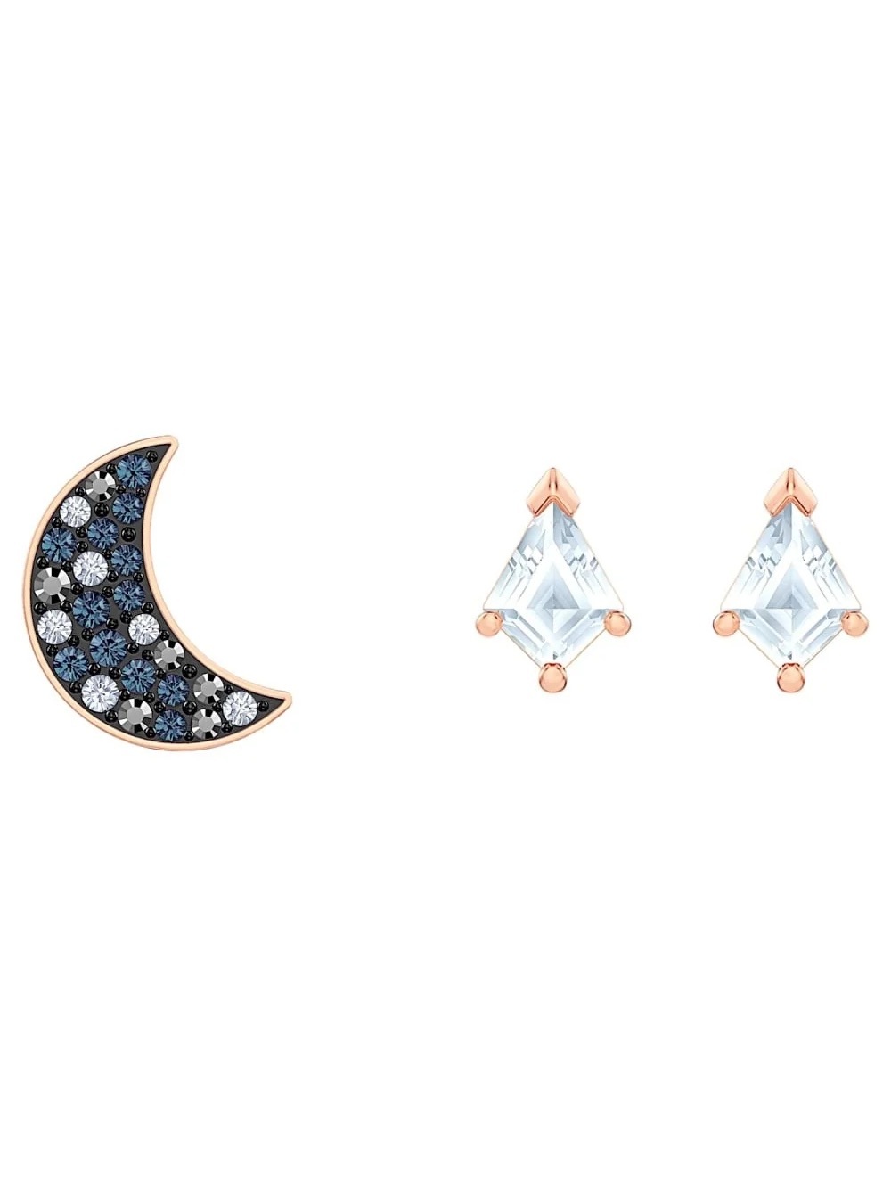 Swarovski Symbolic Rose-Gold Tone Earrings Set 3-Piece (5494353)